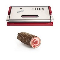 photo Vacuum machine + Rolled bacon with rind, vacuum-packed slice (3-5Kg) 1